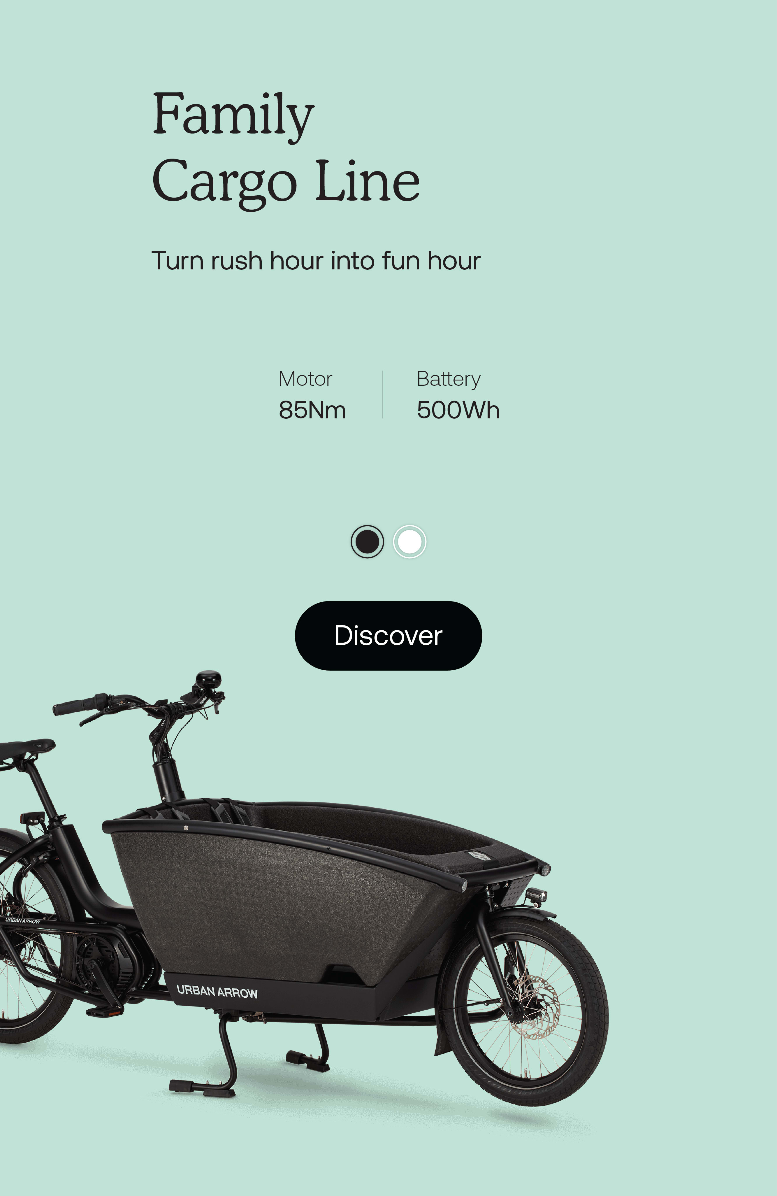 Family Urban Arrow North America. The ultimate cargo bike